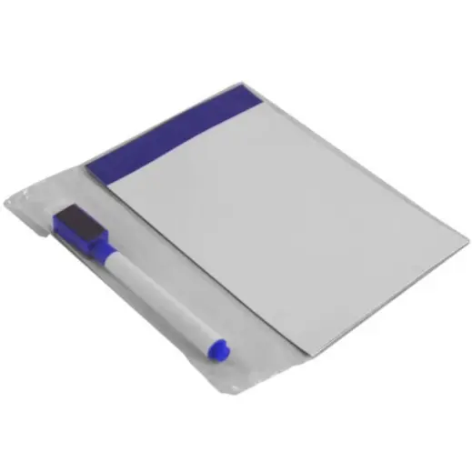 Fridge Magnetic Board & Marker Blue